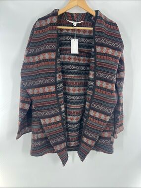 Allison Collection New York Multi Colored Cardigan Size S NWT
